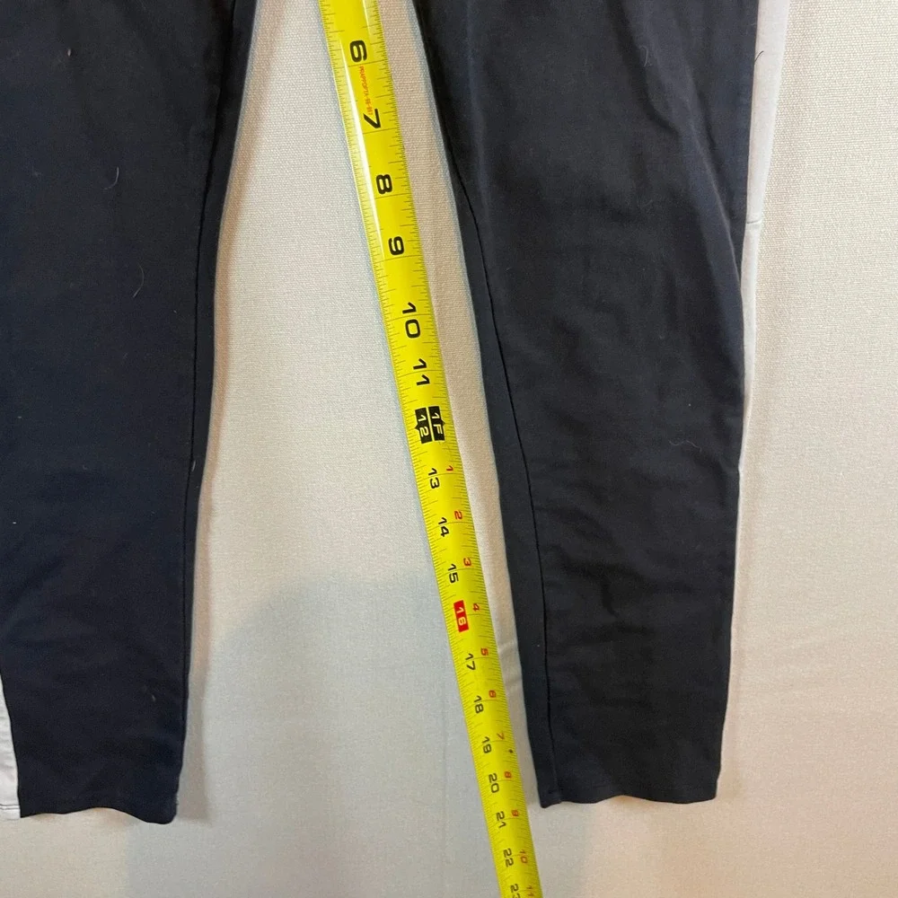Jordan‎ Black White Stripe Jumpman Leggings Youth Girls Athletic - Size XL